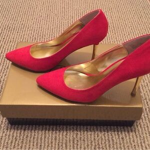 🆕👠Red suede pumps